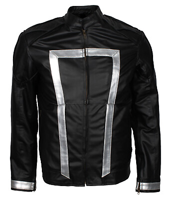 #ad ROBBIE REYES GHOST RIDER AGENTS OF SHIELD SEASON 4 FAUX LEATHER HALLOWEEN JACKET $89.99