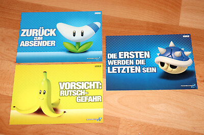 #ad Mario Kart 8 Nintendo Switch Wii U Collectible German Art Card Postcards Set $35.89