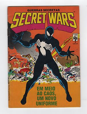 #ad 1984 MARVEL SUPER HEROES SECRET WARS #8 1ST BLACK SUIT KEY GRAIL RARE BRAZIL $229.99