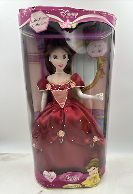 #ad Disney Princess Belle 16quot; Porcelain Keepsake Doll 2006 The Brass Key NEW $36.51