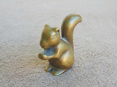 #ad Brass Squirrel gift Estate Find Unusual Tree Nut Cute Adorable Unique Present YT $42.95