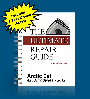 #ad Arctic Cat 425 ATV Service Repair Maintenance Shop Paper Book Manual 2012 $31.99