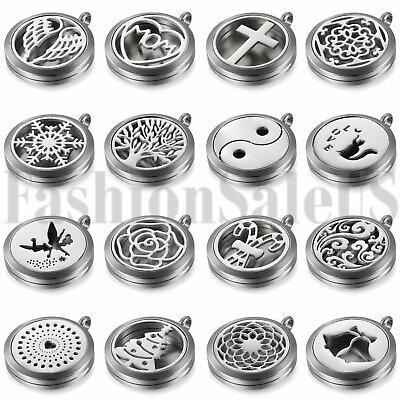 Pad Locket Necklace Fragrance Essential Oil Aromatherapy Diffuser Pendant NEW $99.99