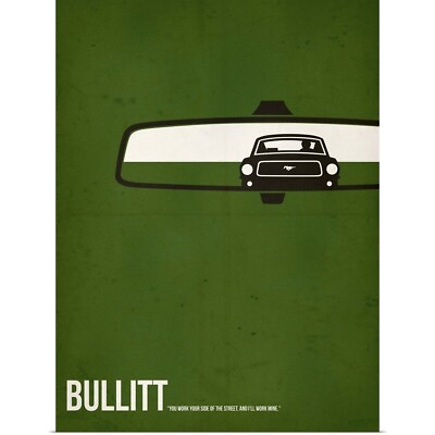 #ad Bullitt Poster Art Print Car Home Decor $29.99