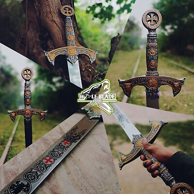#ad Knight Templar Holy Sword masonic Best Christmas Gift Easter Gift Medieval $145.00