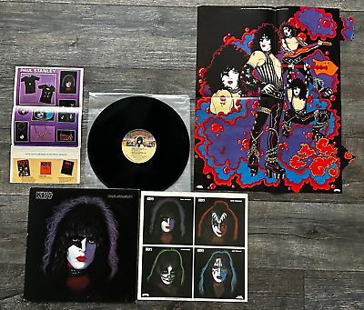 #ad KISS Vinyl Record Paul Stanley Solo Album 1978 Sterling LP USA COMPLETE Aucoin $69.00