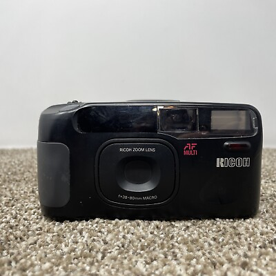 #ad Ricoh Shotmaster Zoom Super Camera 38 80mm Macro Lens Auto Focus. UNTESTED $18.00