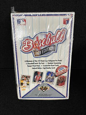 #ad 1991 Upper Deck MLB Factory Sealed Box $47.99