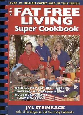 #ad The Fat Free Living Super Cookbook Paperback By Steinback Jyl GOOD $3.75