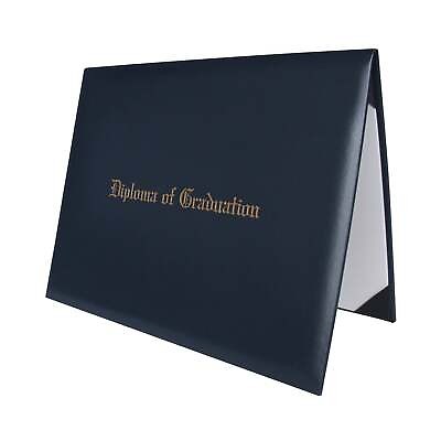 #ad Navy Blue Imprinted Diploma Cover for 8.5quot; x 11quot; diploma $12.95