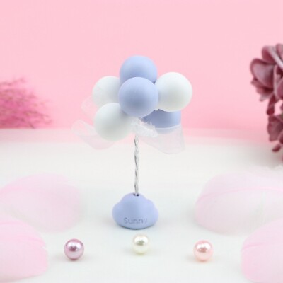 #ad Balloon Stand With Ribbon Cute Display Car Decoration Pink Blue Skype Blue $3.99