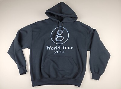 #ad Garth brooks World Tour 2014 sweatshirt hoodie Black Size Large Great Condition $24.59