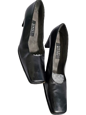 #ad STUART WEITZMAN Black Leather Women Size 9 Shoes Vintage $25.99