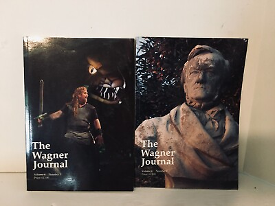 #ad The Wagner Journal Volume 6 Issues 1 amp;2 only Publ 2012 London Barry Millington $19.99