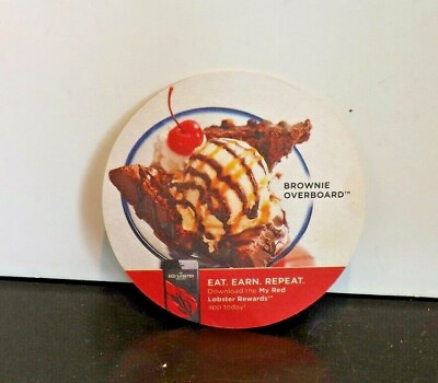 #ad Red Lobster Coaster 2 72121 $3.00