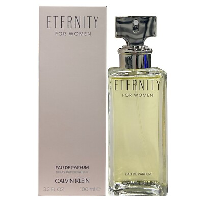 ETERNITY by Calvin Klein perfume for women EDP 3.3 3.4 oz New in Box $36.47