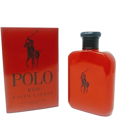 #ad Polo Red Cologne by Ralph Lauren 4.2 oz EDT Spray for Men NEW $35.99