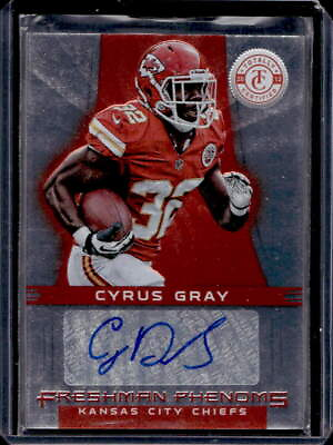 #ad Cyrus Gray 2012 Totally Certified #117 $3.49