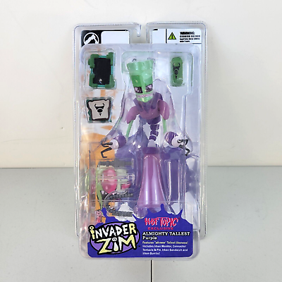 #ad Invader Zim Almighty Tallest Purple 2004 Series 1 Palisades Figure Hot Topic New $161.49