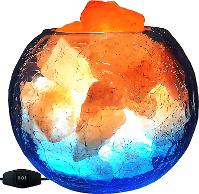 #ad USB Himalayan Salt Lamp with Natural Salt Home Decoration Gift Color Changing $64.99