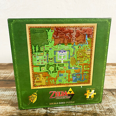 #ad Legend Of Zelda A Link Between Worlds 500 Pc Double Sided Puzzle 100% Complete $29.95