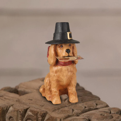 #ad Bethany Lowe Fall Thanksgiving Pilgrim Dog TD7665 $26.00