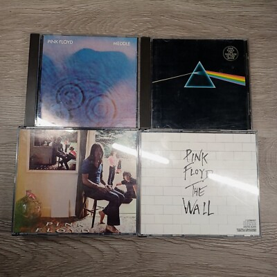 #ad Pink Floyd Cd Lot: The Wall Dark Side Of The Moon Ummagumma Meddle 4 Cds $31.99