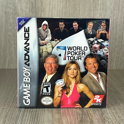 #ad 2005 World Poker Tour 2K Sports Nintendo Only for Gameboy Advance $8.99