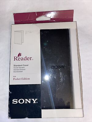 #ad New in Box Genuine Sony Reader Pocket Edition Standard Cover Vintage 2009 Black $29.99