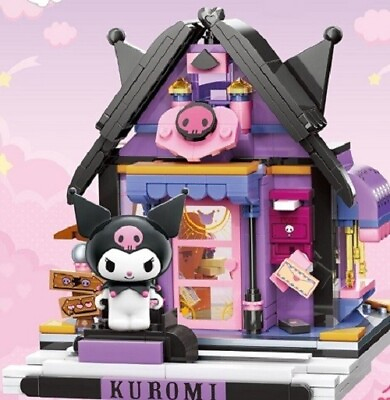 #ad Sanrio Characters KUROMI Bling Bling Secret House Block $77.00