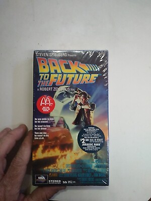 #ad McDonalds Promo Back To The Future SEALED VHS Brand New Rare 1994 Michael J. Fox $29.99