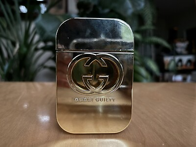 #ad Gucci Guilty Intense Eau De Parfum Spray Woman’s Gold Case Perfume 2.5 Oz New $45.00