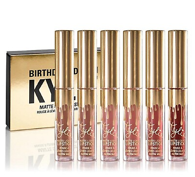 #ad Kylie Birthday Edition 6pc Matte Liquid Lipstick Set $22.68