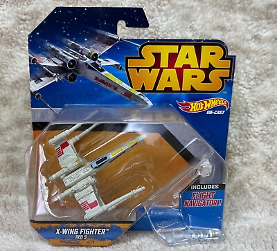 #ad 🔥🔥🔥🔥🔥Hotwheels Star Wars Starships X WING FIGHTER RED 3 SW1 54🔥🔥🔥🔥🔥 $13.49