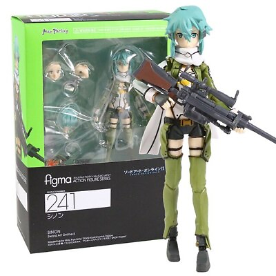 #ad Figma Sword Art Online 241 Sinon PVC Action Figure Anime Model Collectibles Toy $29.96