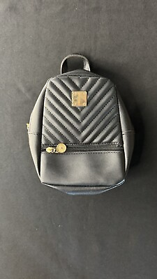 #ad Fashion PU Leather Small Or Mini Shoulder Bags Backpack Black $8.99