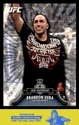 #ad 2012 Topps UFC Bloodlines Brandon Vera card #143 The Philippines $2.40