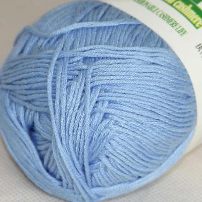 #ad Sale New 1 Skein x 50g Soft Bamboo Cotton Baby Hand Knit Shawls Crochet Yarn 10 $4.49