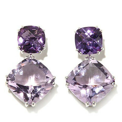 #ad Cubic Zircon Pretty 925 Silver Filled Drop Earring Women Wedding Party Jewelry C $3.37