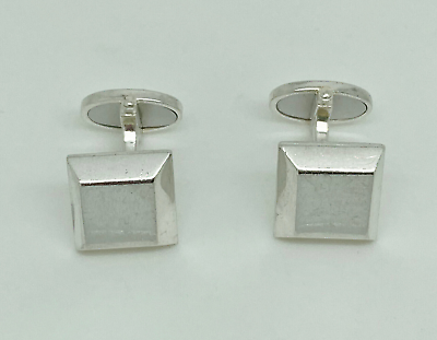 #ad Links of London Sterling Silver Plain Heavy Square Cufflinks GBP 39.99