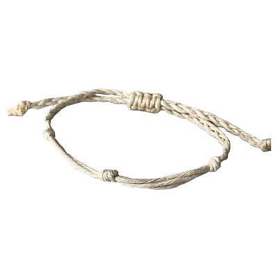 #ad Surfer String Bracelet Thin Cord Women Men Hemp Jewelry $9.90