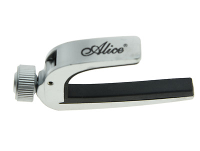 #ad Alice Silver Adjustable Light Guitar Capo Guitar Quick Release Key Clamp $6.99