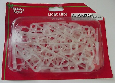 #ad Holiday Style Gutter Light Clips for Shingles Gutters 50 Counts $9.40