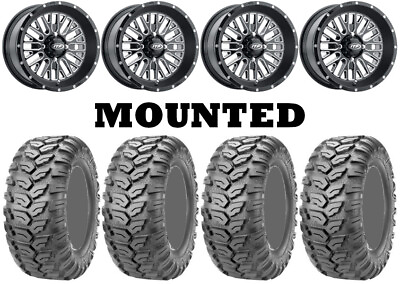 #ad Kit 4 Maxxis Ceros MU07 Tires 26x9 14 26x11 14 on ITP Momentum Black Wheels H700 $1344.49