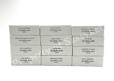 #ad Guerlain perfume sample vials use menu to select combined shipping $11.95