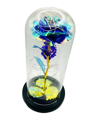 #ad Mother#x27;s Day Gift Rose Flower Gift Lights Up Rose in Glass Dome $22.48