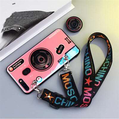 #ad New Fashion Style Camera Soft TPU Case Cover for iPhone Doll KickStand Necklace $9.99