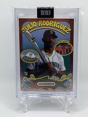 #ad 2022 Topps Project100 #28 Julio Rodriguez by Lauren Martin 3999 $17.90