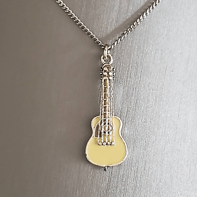 #ad Lucky Brand Guitar Necklace $18.00