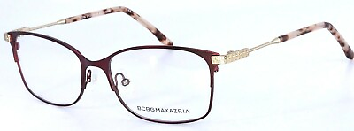 #ad BCBGMAXAZRIA ANITA Wine Womens Rectangular Eyeglasses Frames 54 16 135 $79.99